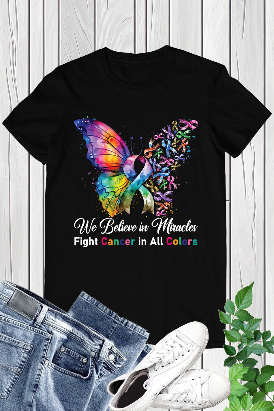 Fight Cancer In All Colors T Shirt