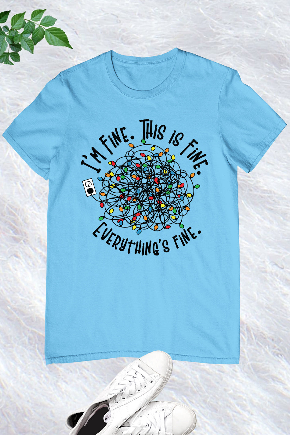 Everything is Fine Funny Christmas Shirt