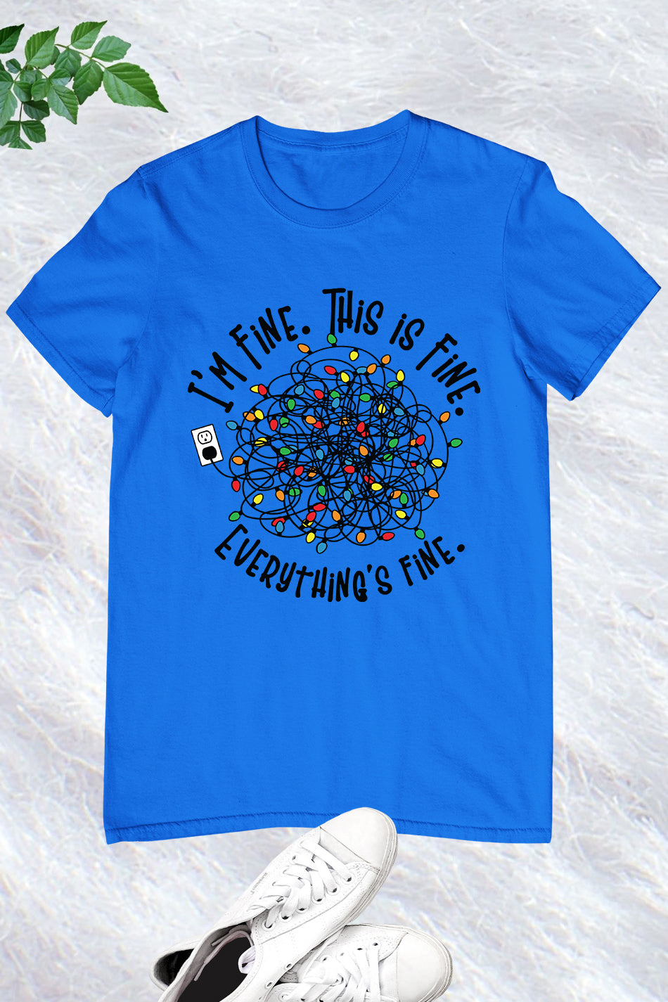 Everything is Fine Funny Christmas Shirt