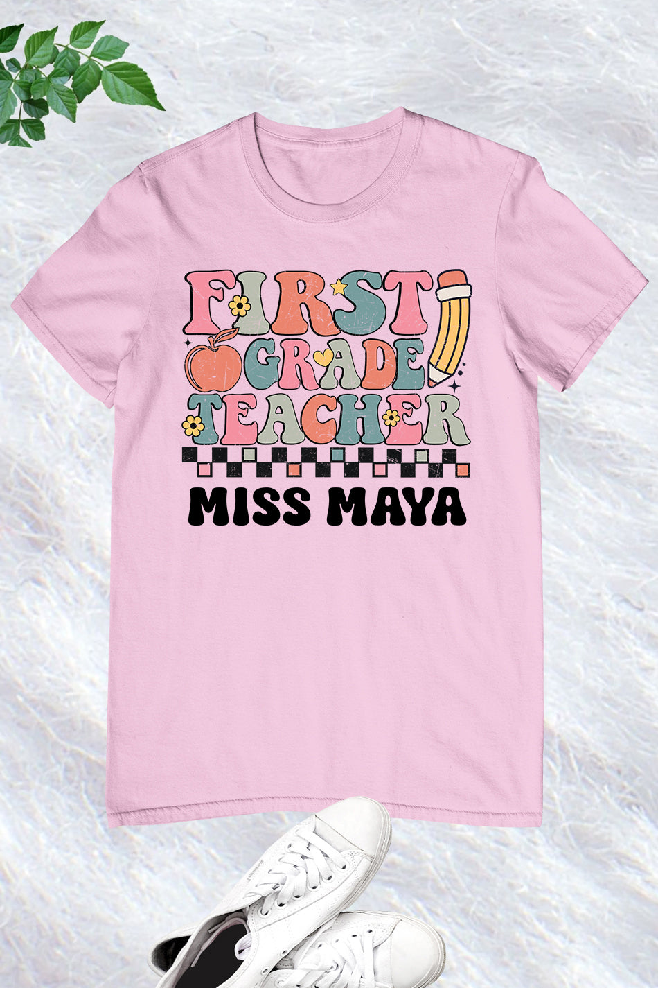 Custom First Grade Teacher T Shirt