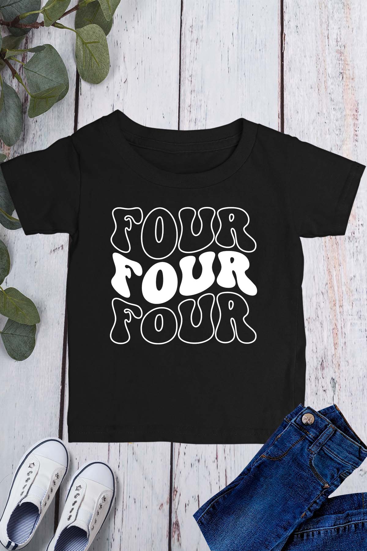 4th Birthday Kids T Shirt