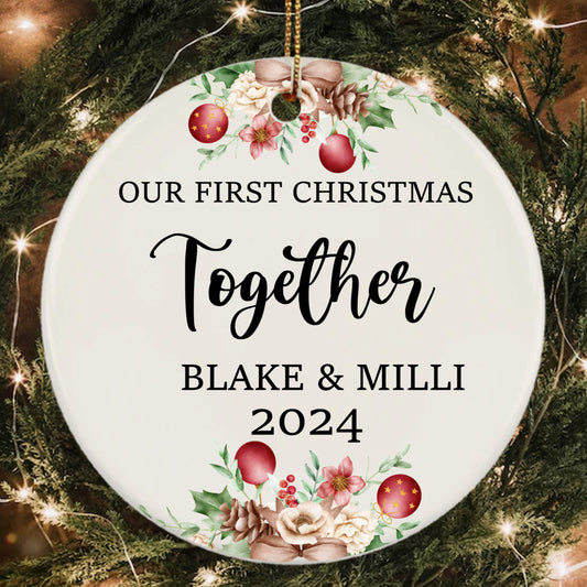 First Christmas Together Ornament Personalized