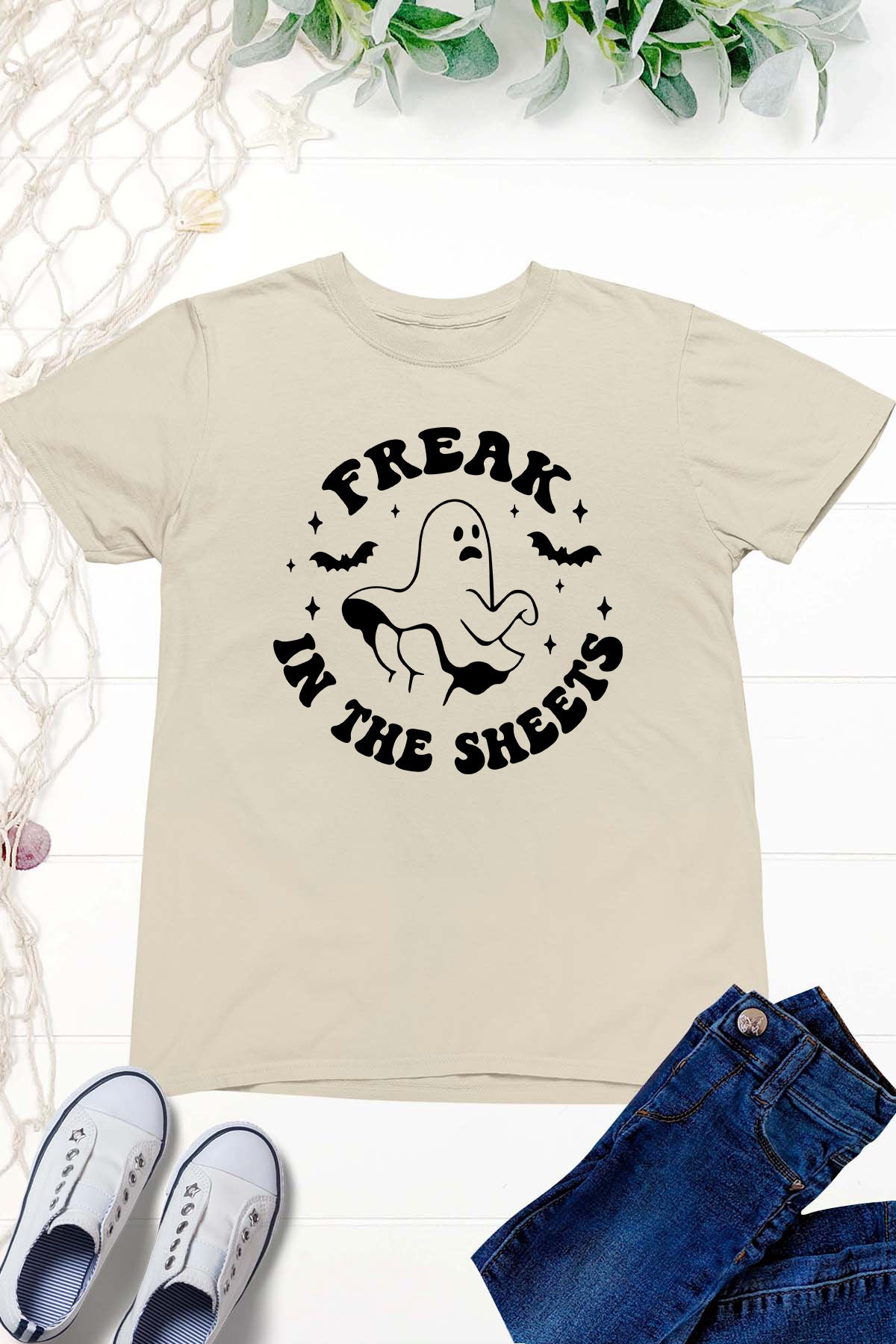 Freak In The Sheets Funny Halloween Shirt