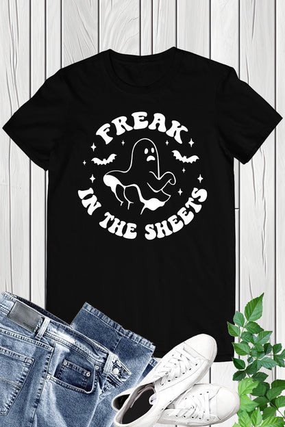 Freak In The Sheets Funny Halloween Shirt