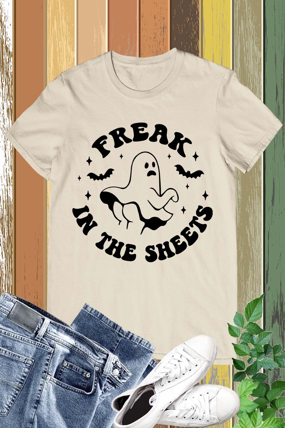 Freak In The Sheets Funny Halloween Shirt