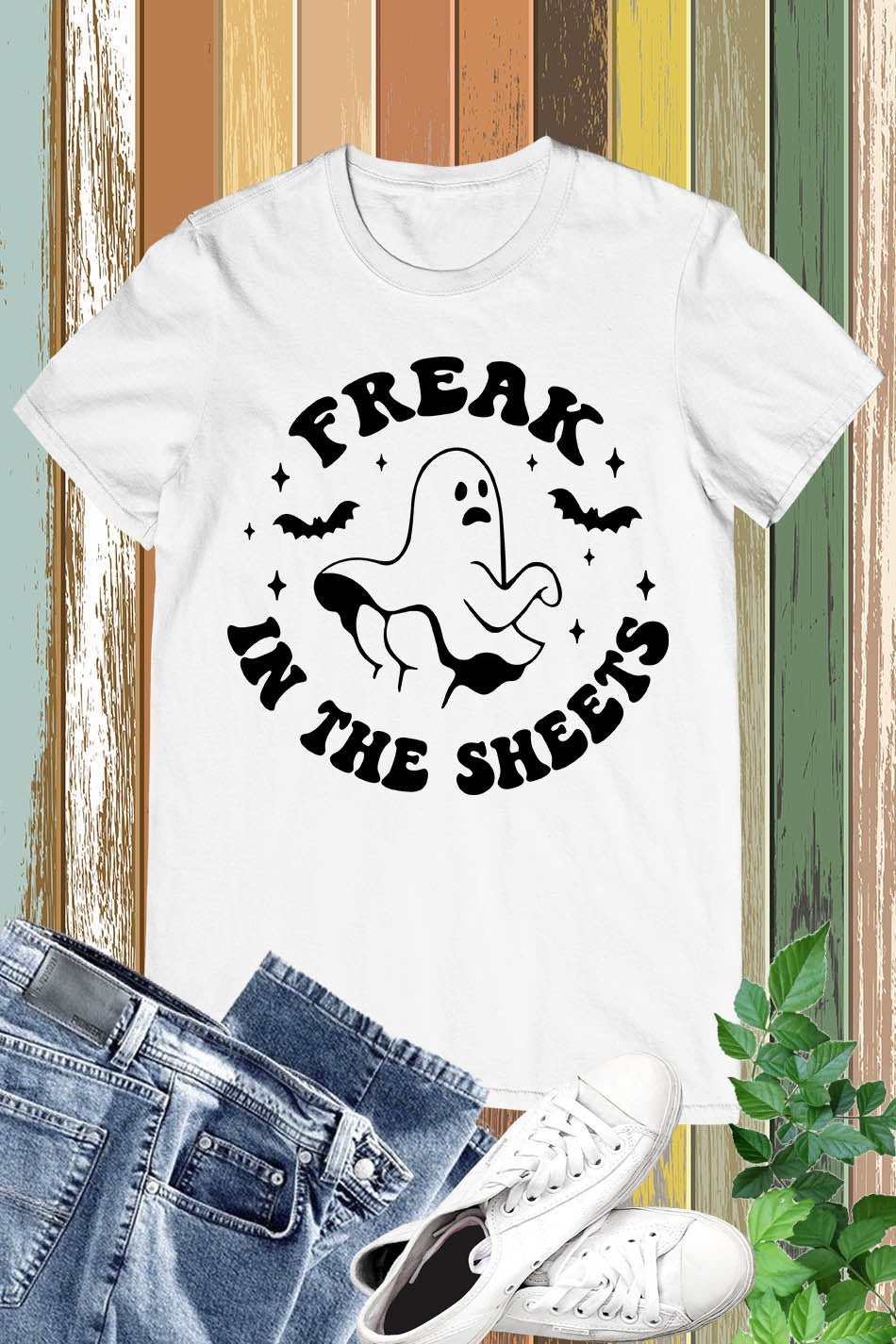 Freak In The Sheets Funny Halloween Shirt