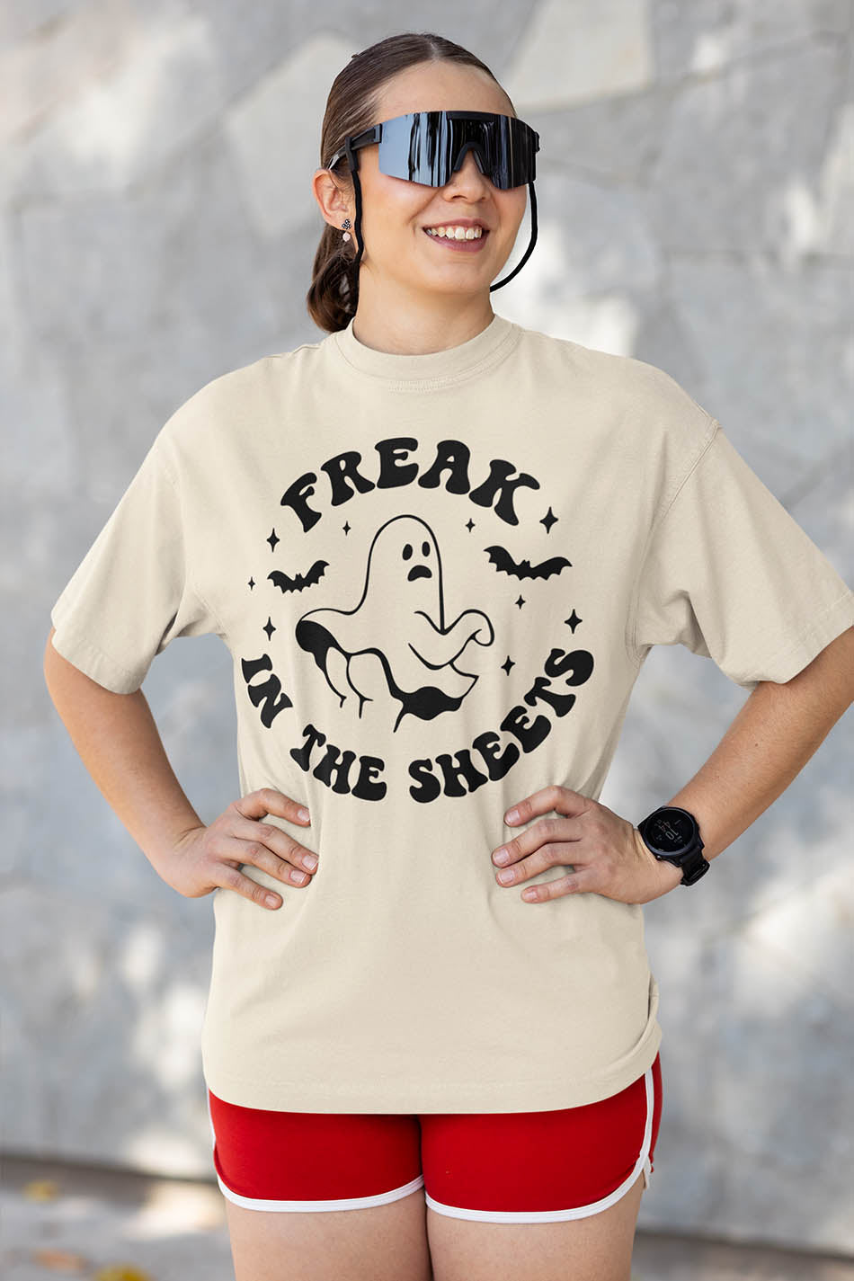 Freak In The Sheets Funny Halloween Shirt