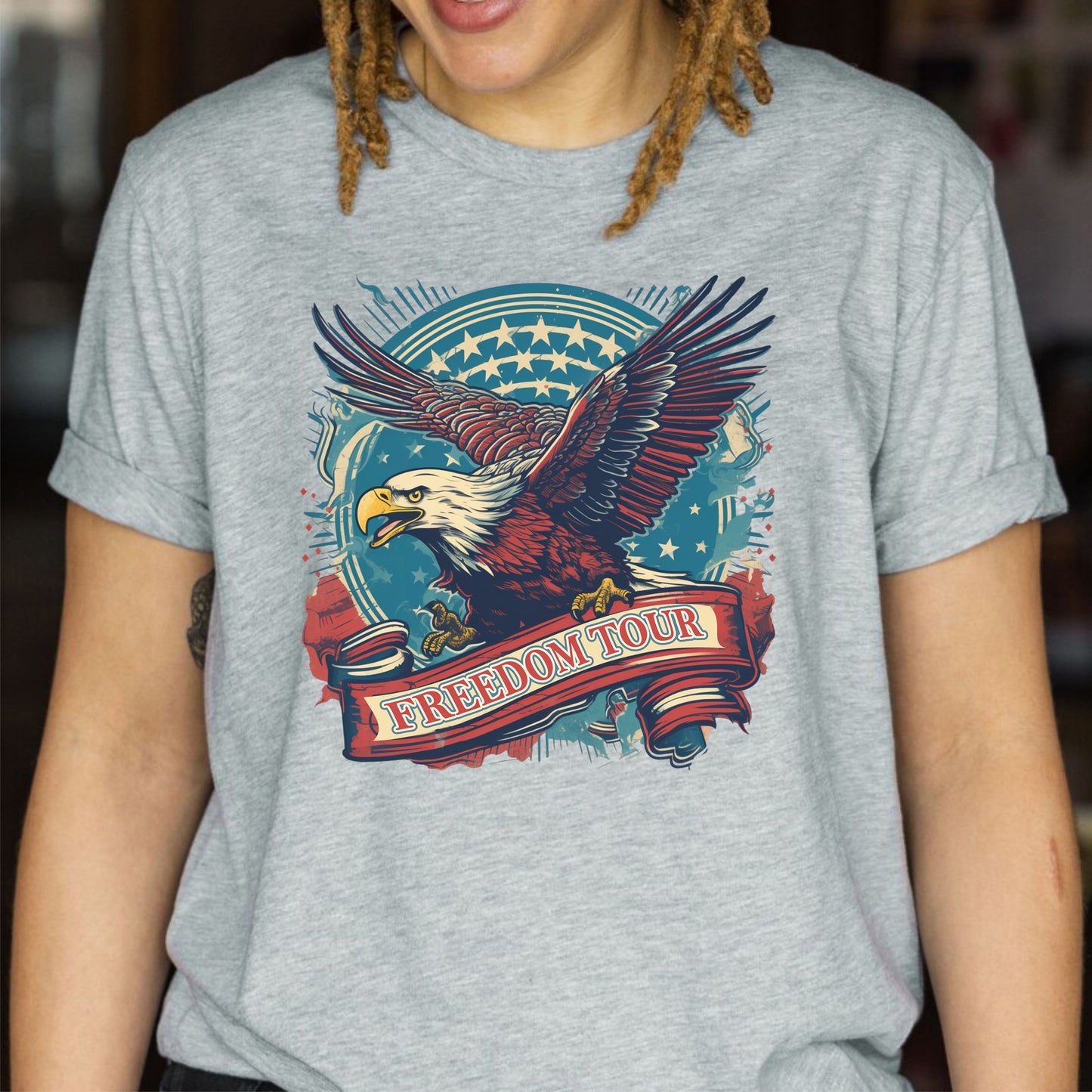 Freedom Tour 4th of July Independence Day USA Patriotic America Shirts