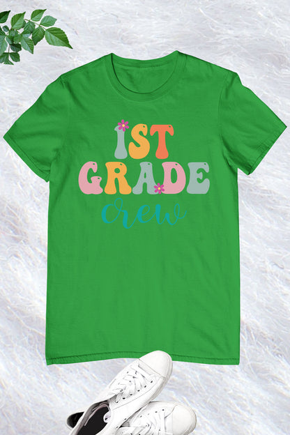 1st Grade Crew Teacher Shirt