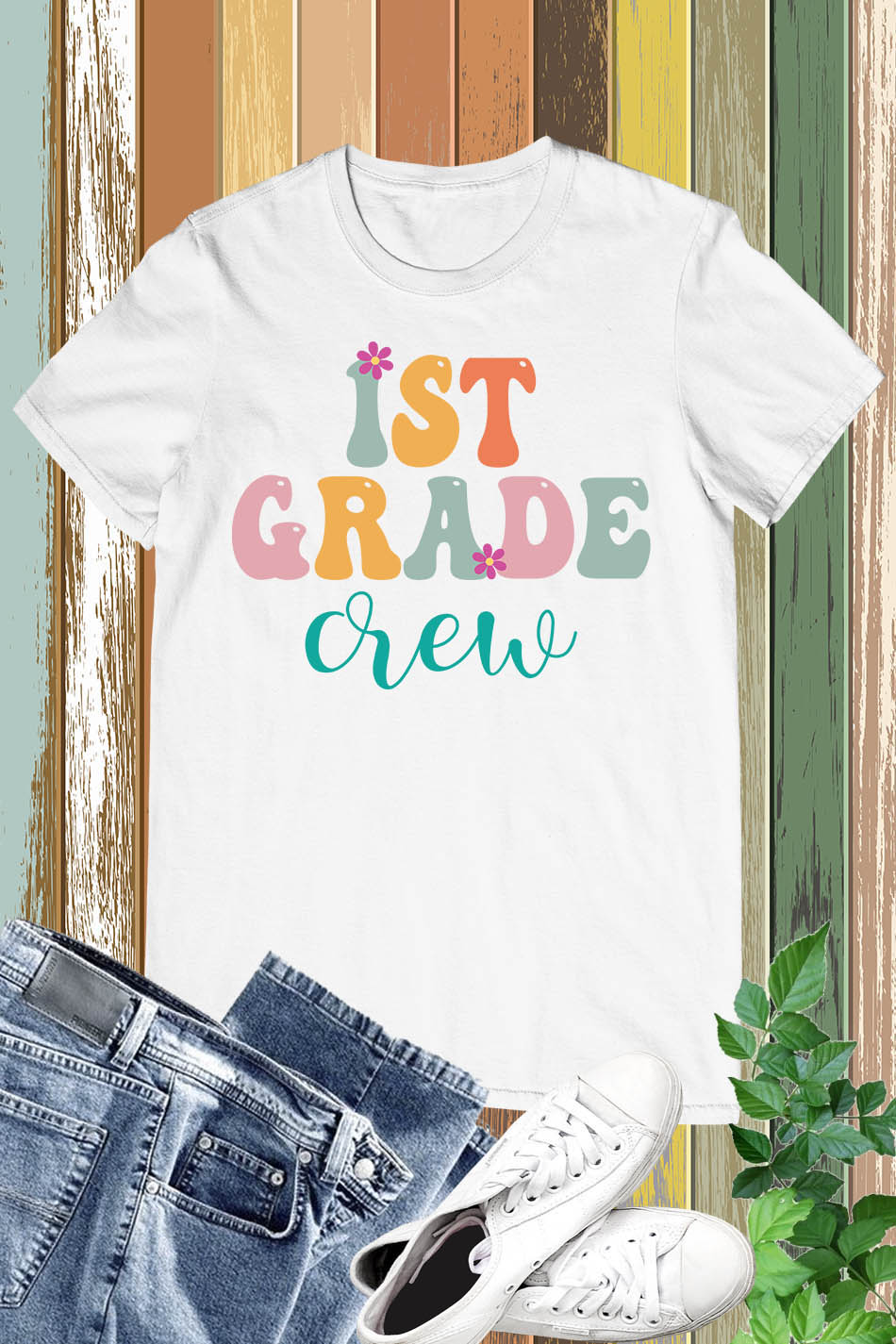 1st Grade Crew Teacher Shirt