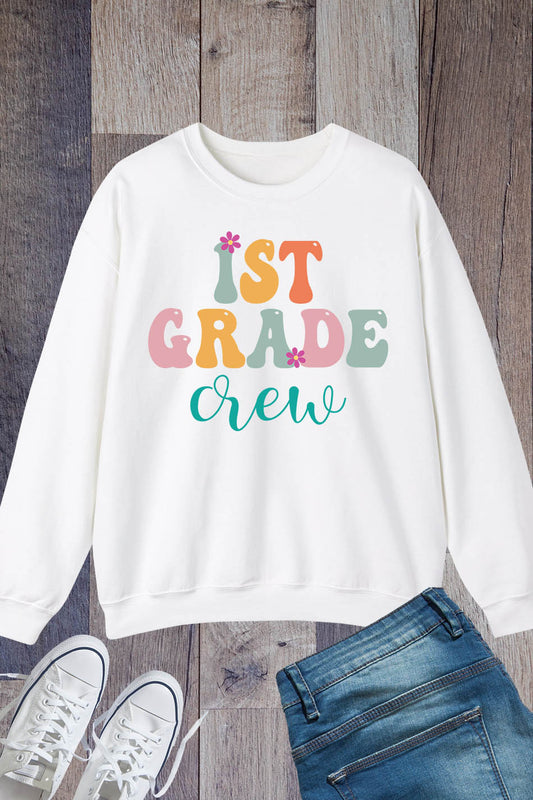 1st Grade Crew Teacher Sweatshirt