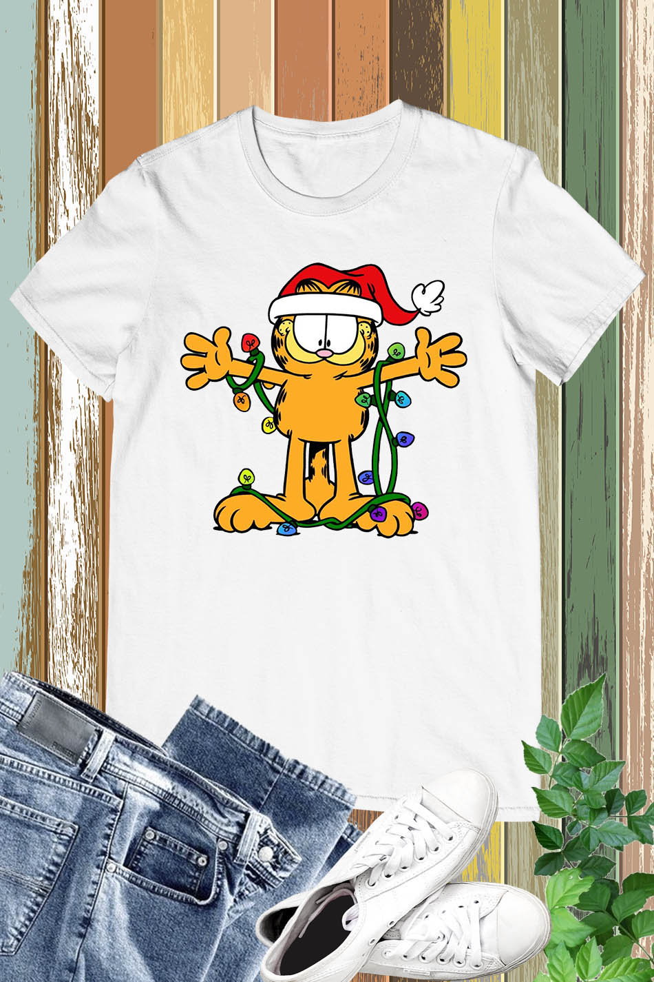 Garfield Christmas Family T Shirt