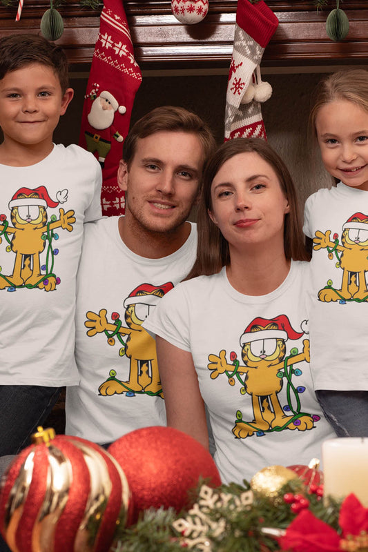 Garfield Christmas Family T Shirt