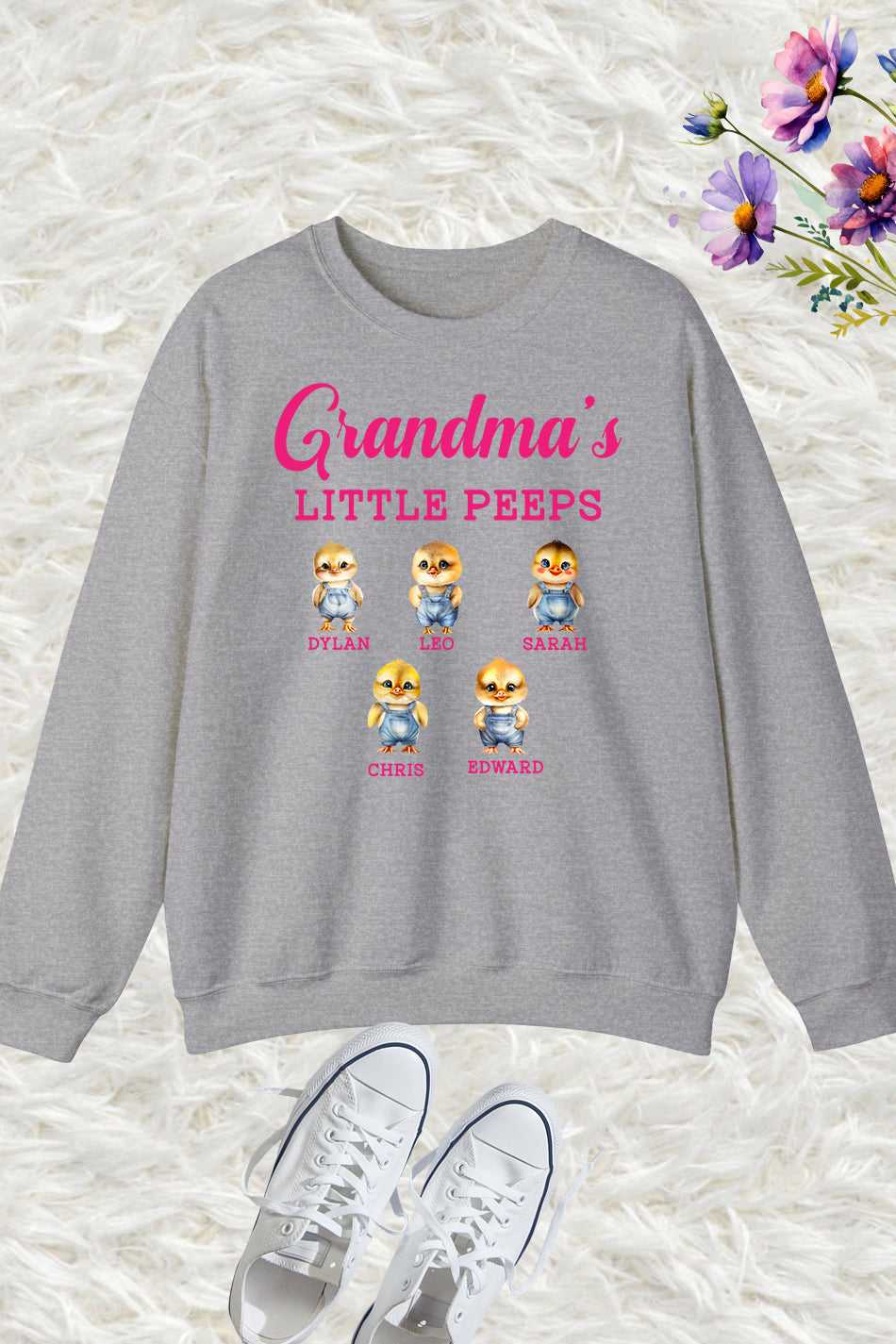 Grandma's Peeps Personalized Sweatshirt