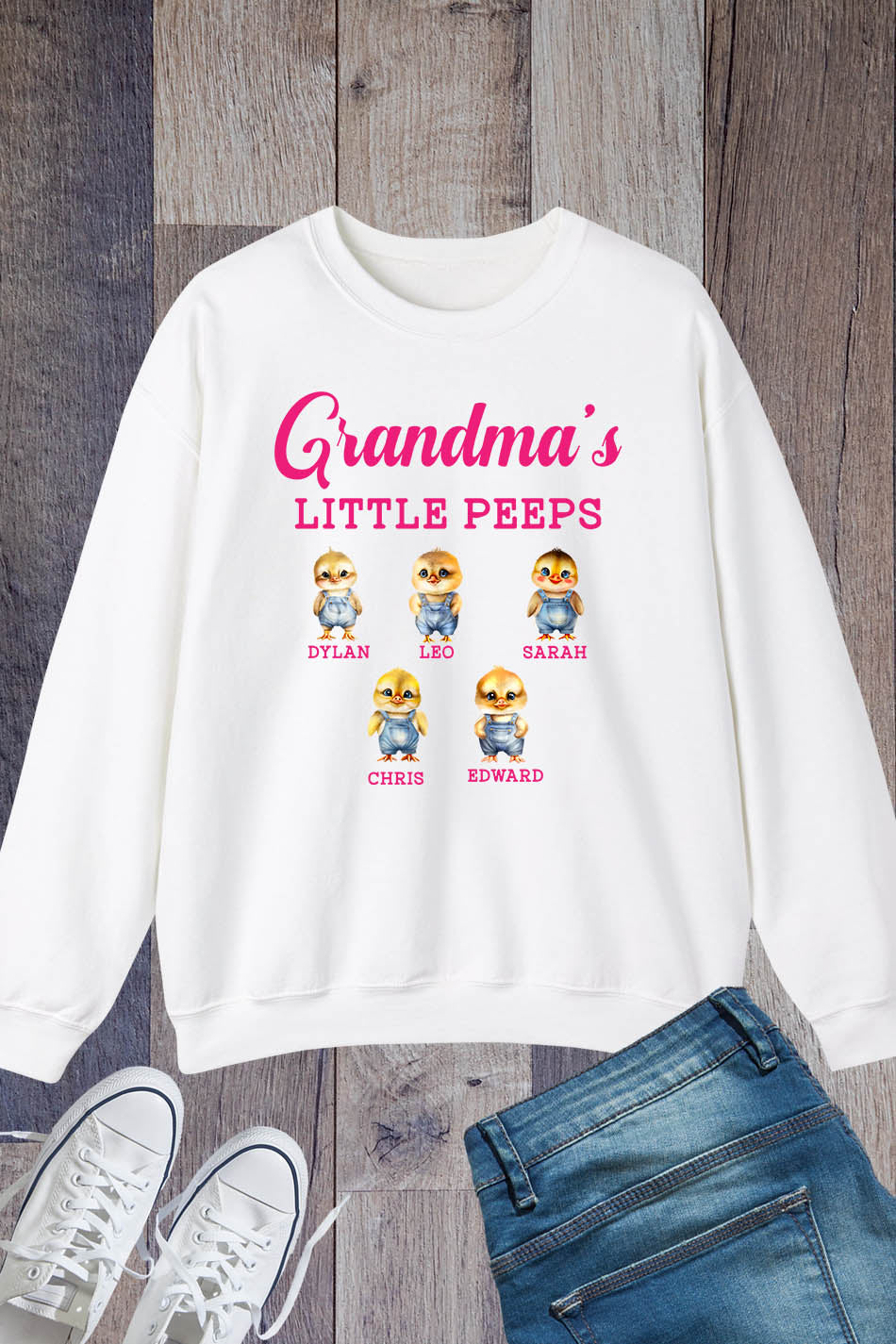 Grandma's Peeps Personalized Sweatshirt