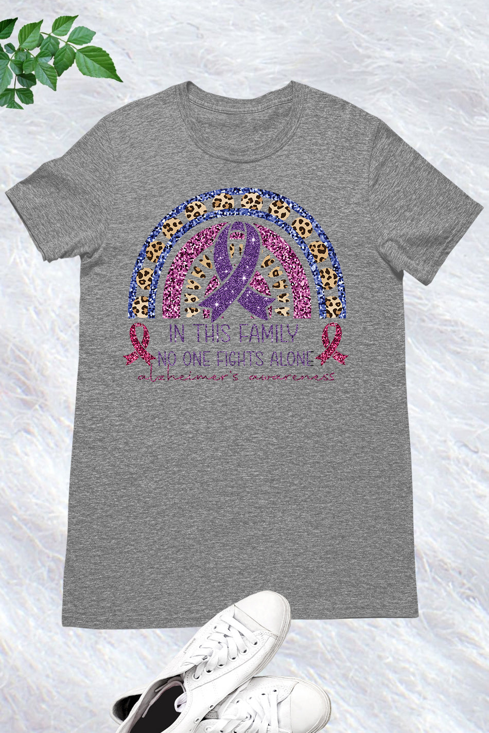 Alzheimer's Disease In This Family No One Fight Alone Shirts