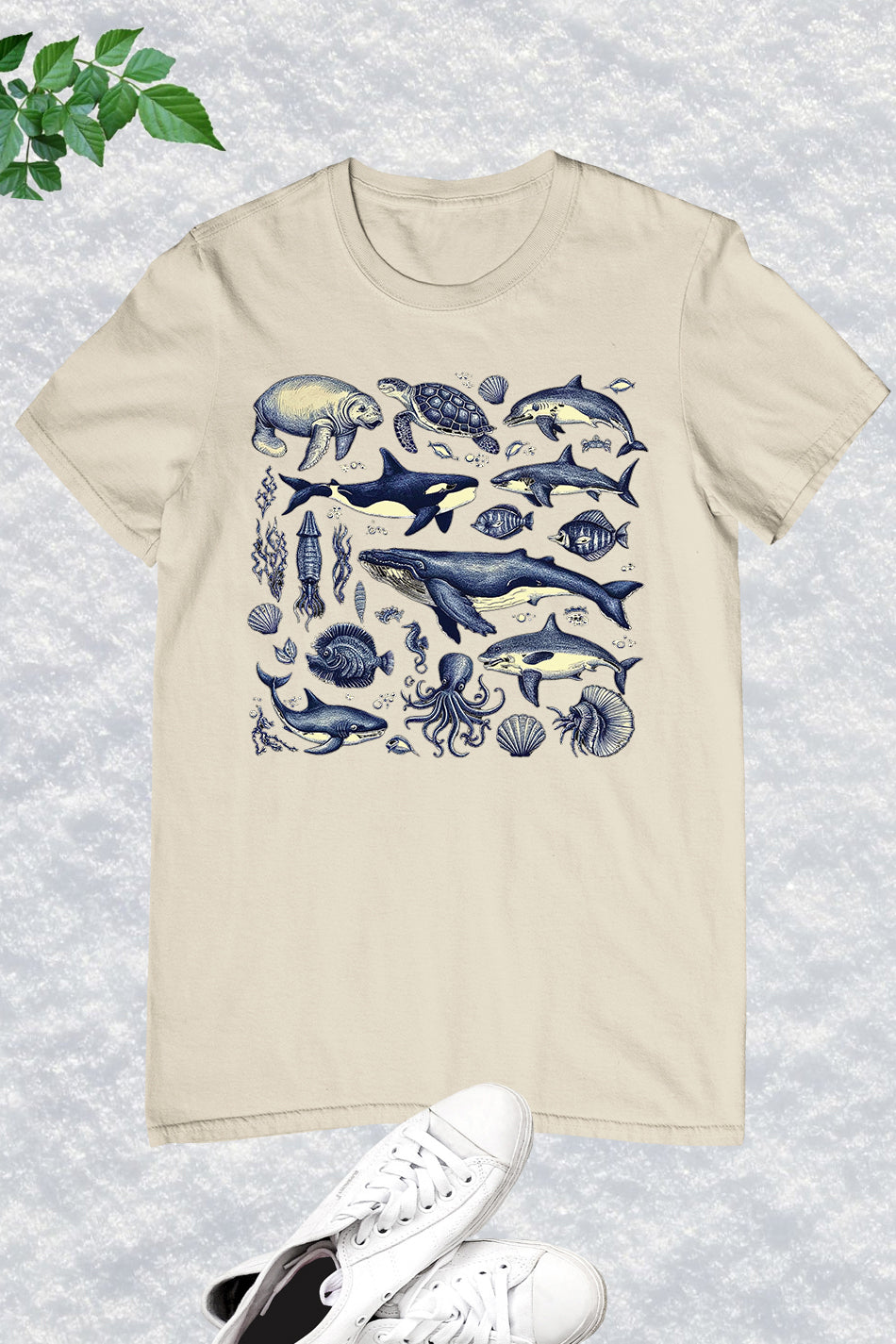 Vintage Sea Animals Ocean Life Shirt