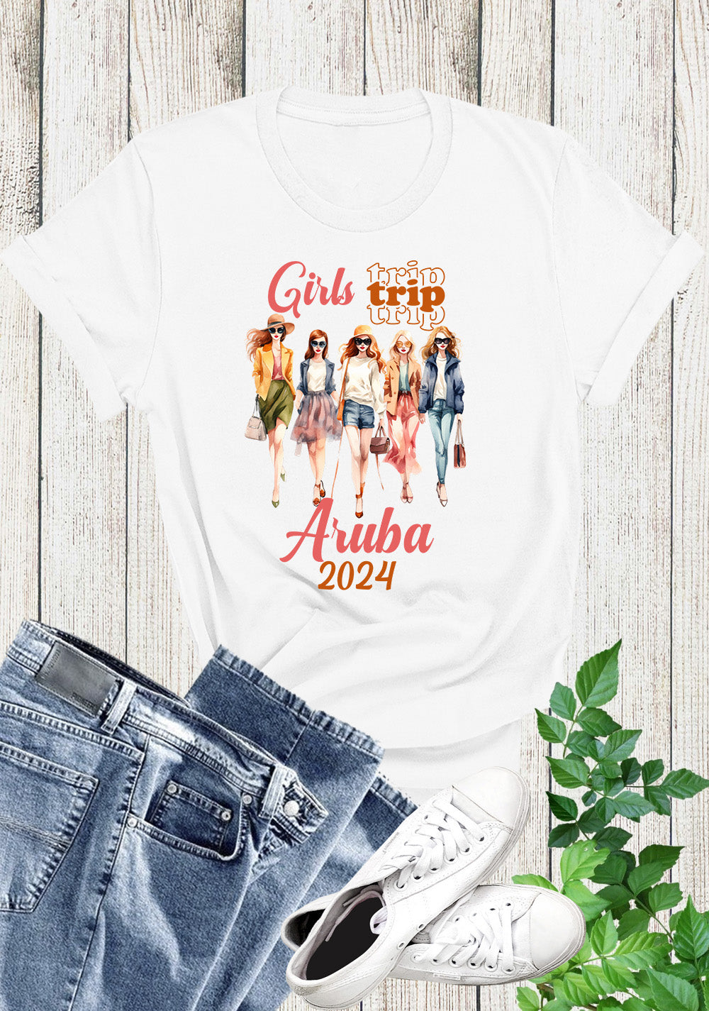 Girls Trip Personalized T Shirt Custom Girls Gang Tee