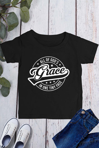 All of Dad's Grace In One Tiny Face Kids T Shirt