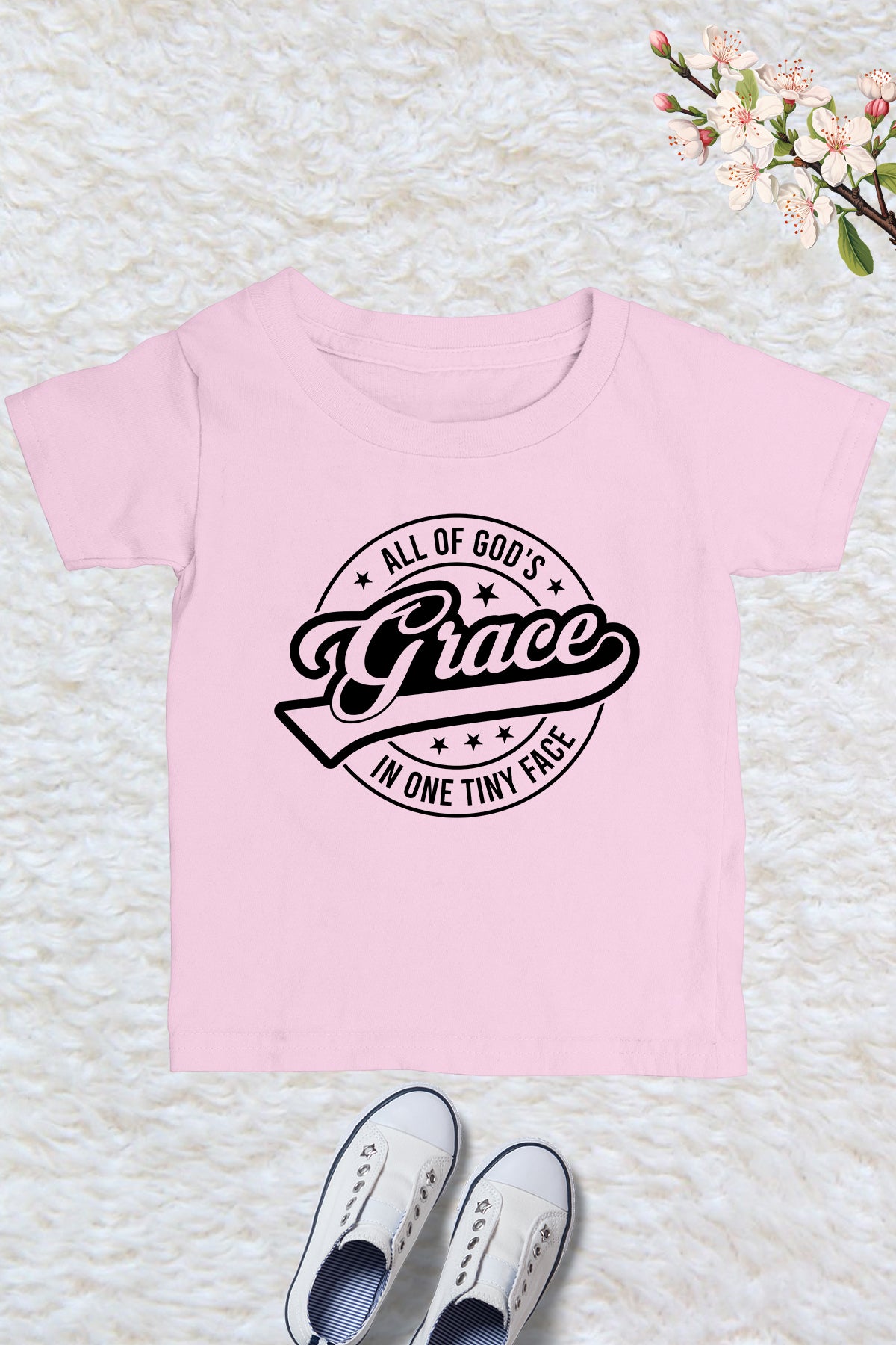 All of Dad's Grace In One Tiny Face Kids T Shirt