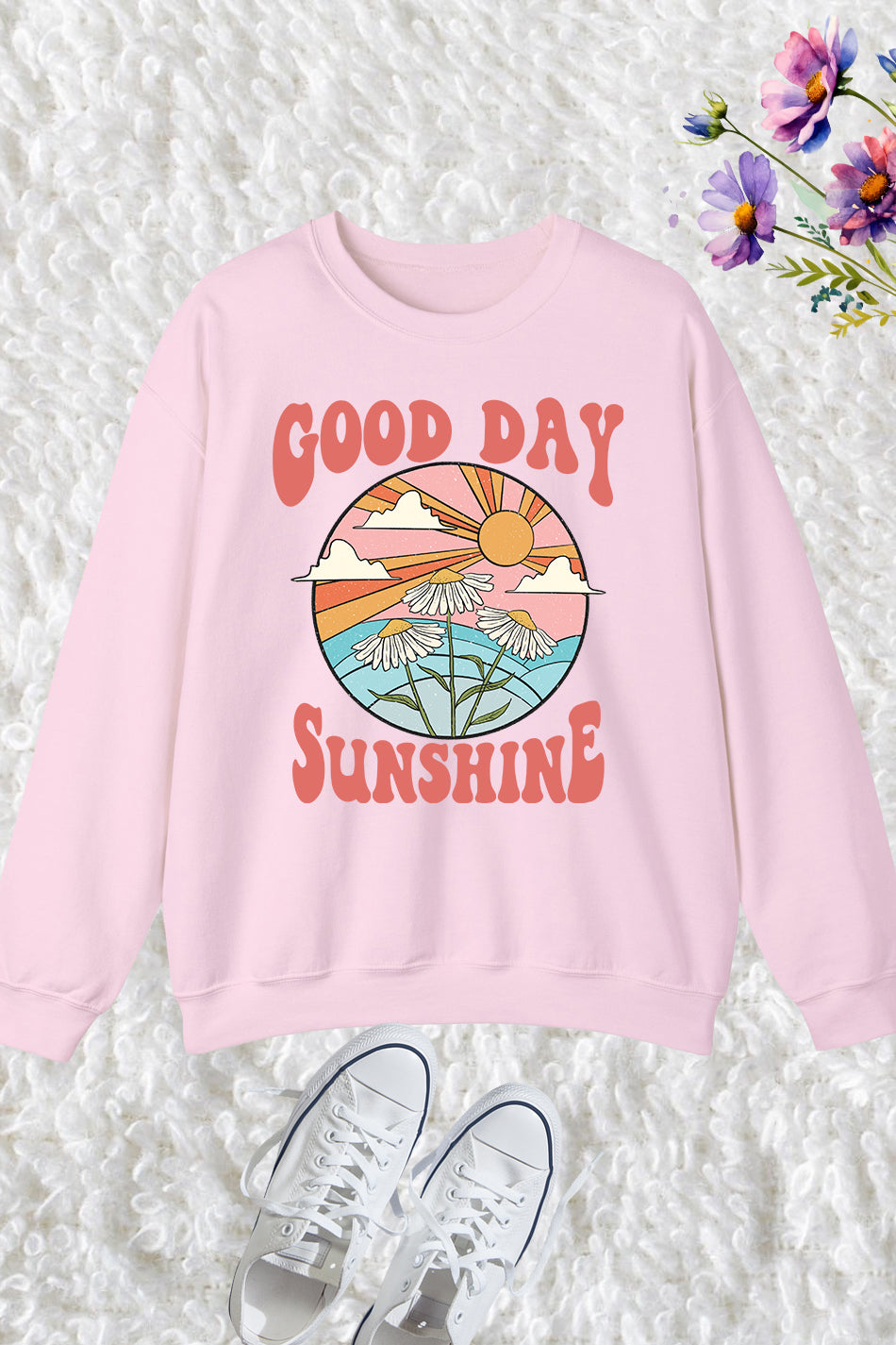 Good Day Sunshine Retro Sweatshirts