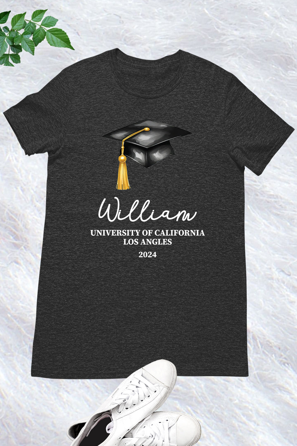 Personalized Graduation Shirt With University Name