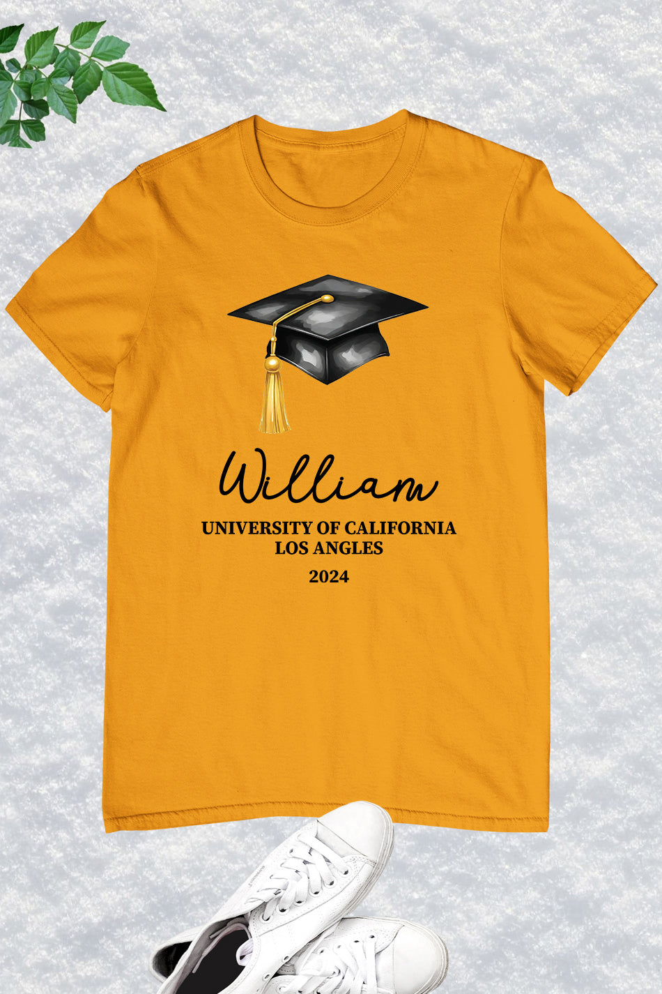 Personalized Graduation Shirt With University Name