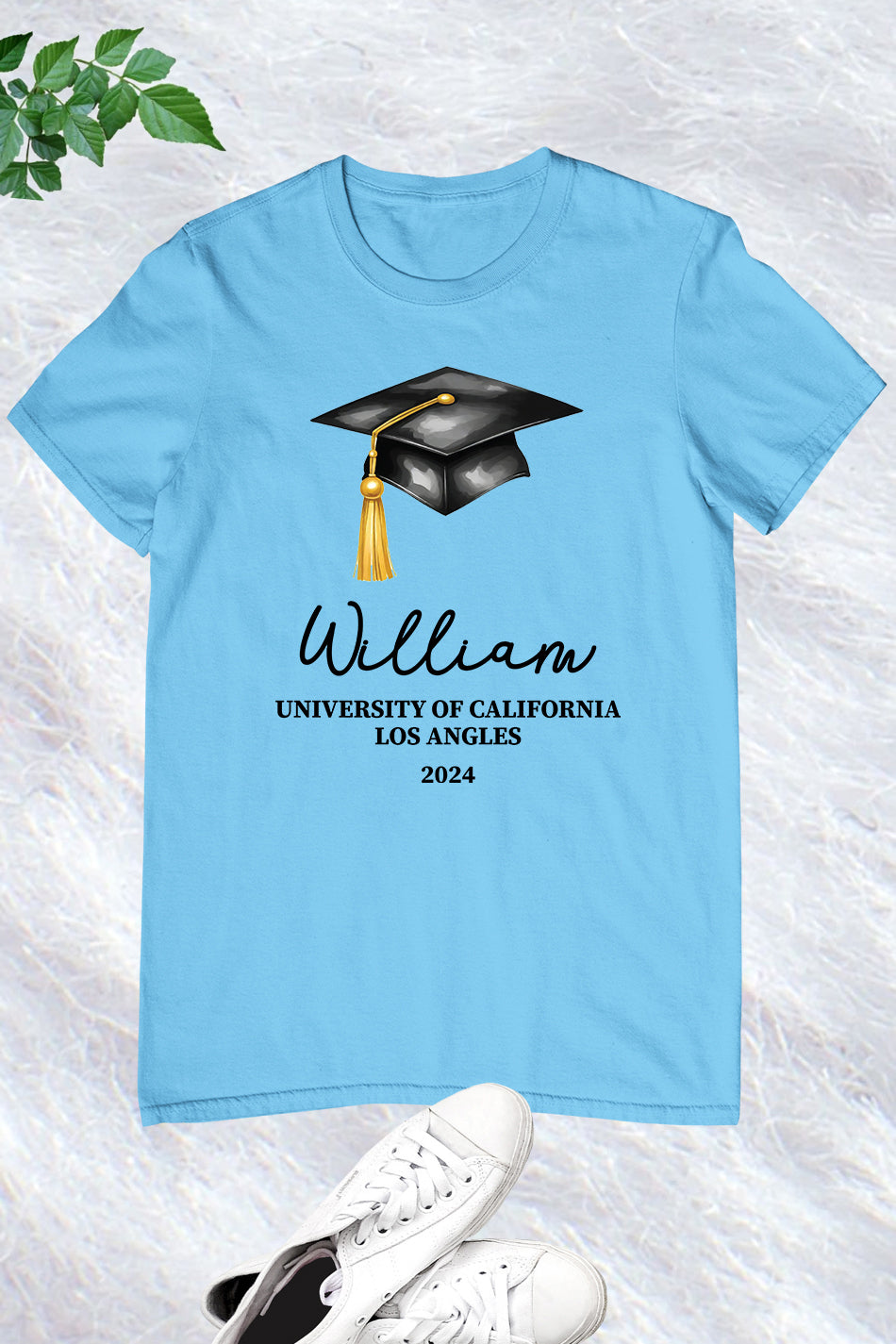 Personalized Graduation Shirt With University Name