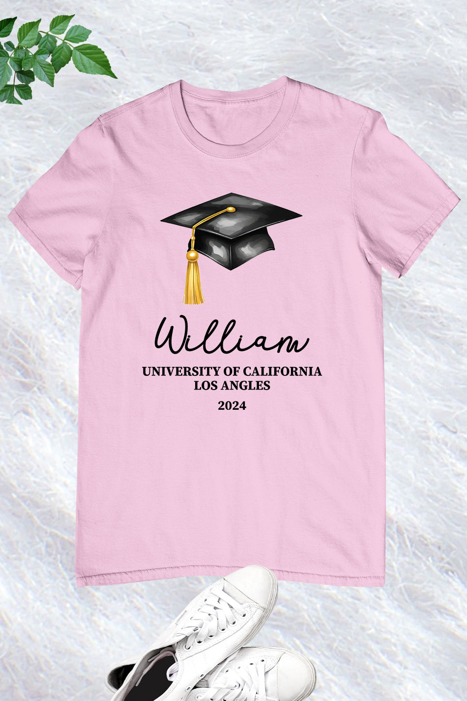 Personalized Graduation Shirt With University Name