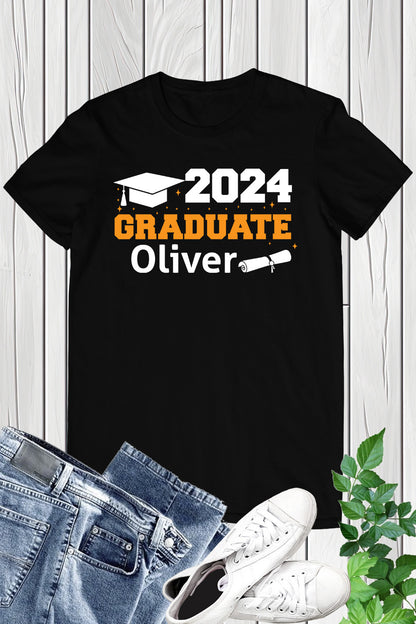 2024 Graduate Shirt With Custom Name