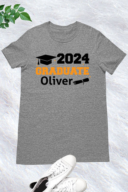 2024 Graduate Shirt With Custom Name
