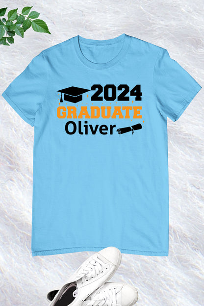 2024 Graduate Shirt With Custom Name