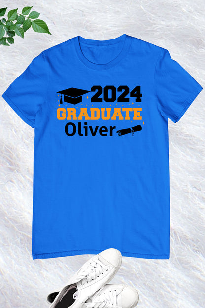 2024 Graduate Shirt With Custom Name