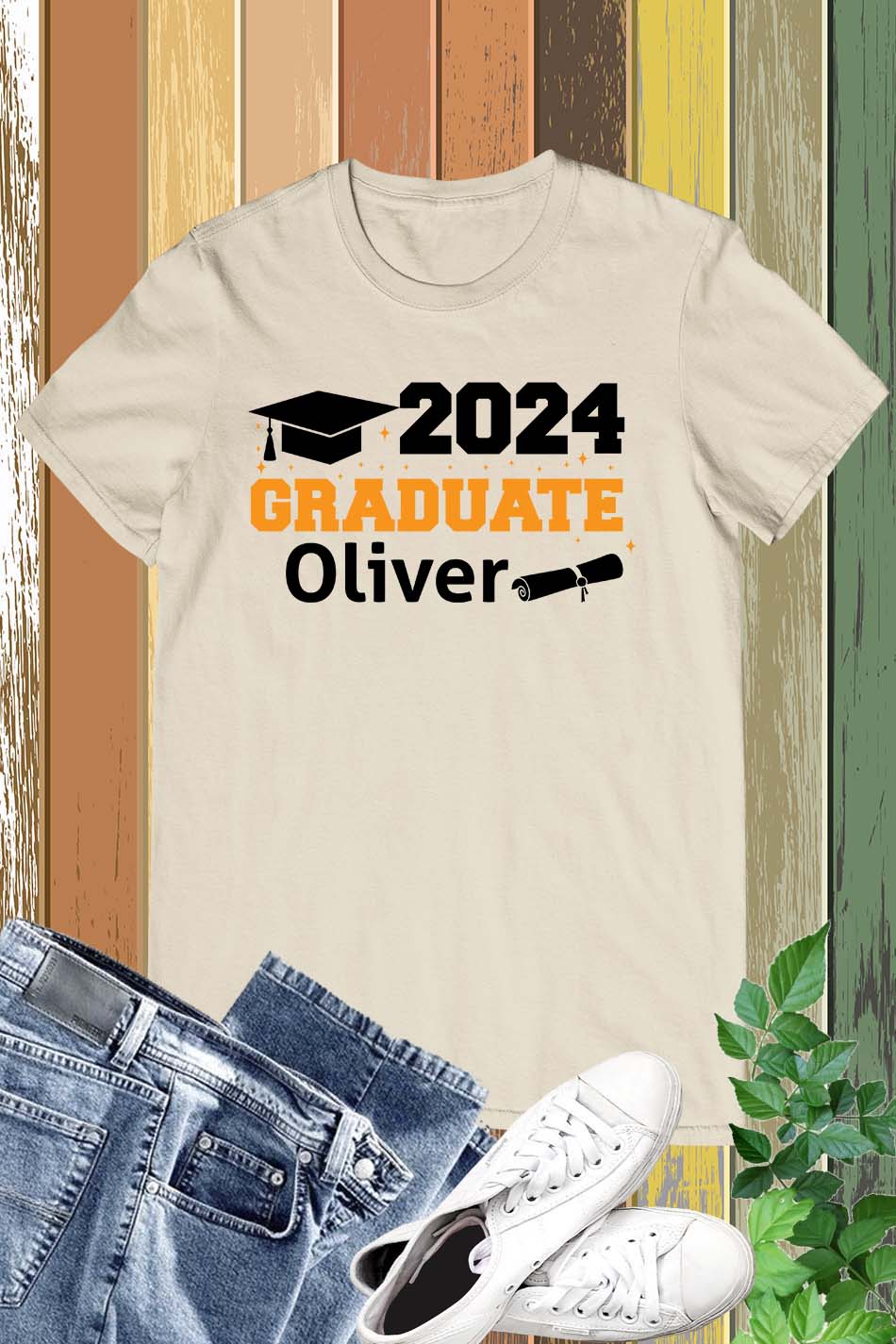 2024 Graduate Shirt With Custom Name