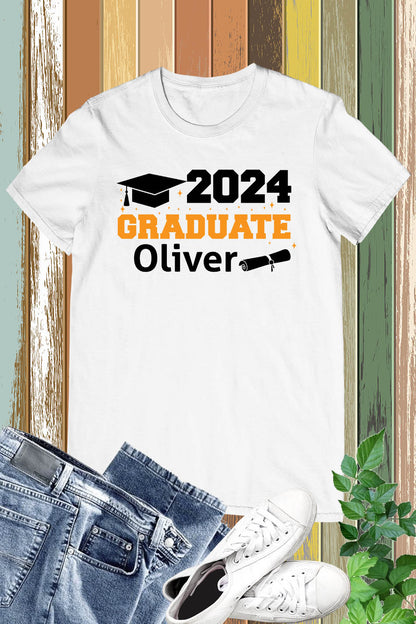 2024 Graduate Shirt With Custom Name