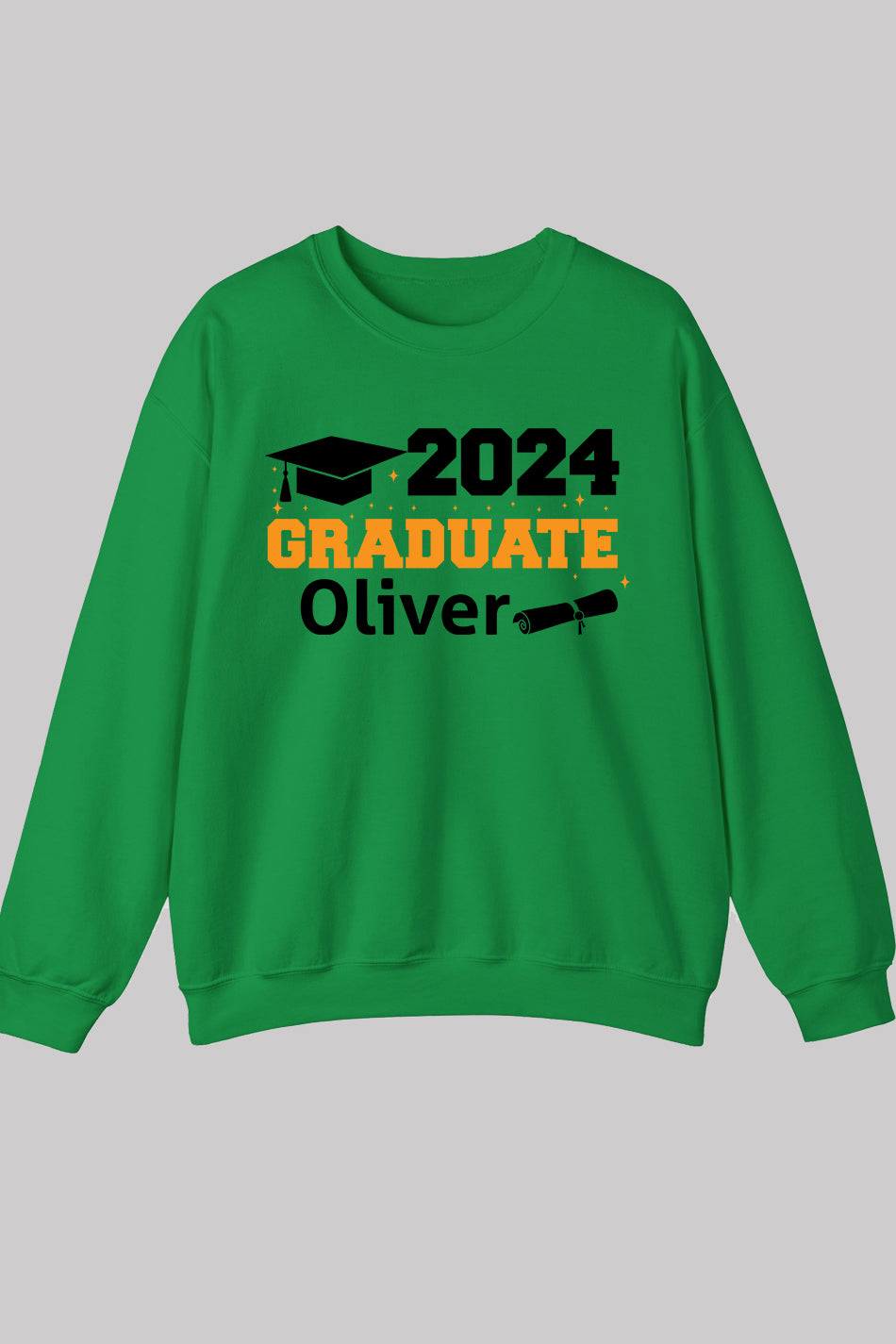 2024 Graduate Sweatshirt With Custom Name