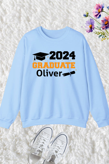 2024 Graduate Sweatshirt With Custom Name