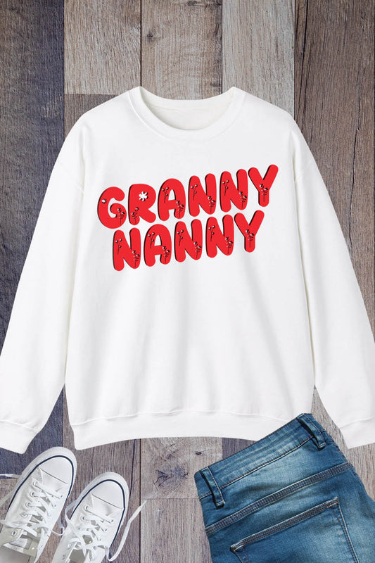 Granny Nanny Grandmothers Taking Care Of Grandchildren Sweatshirt