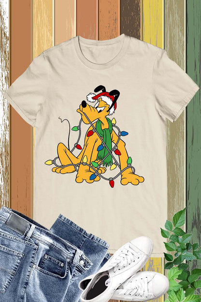 Christmas  Goofy Family T Shirt