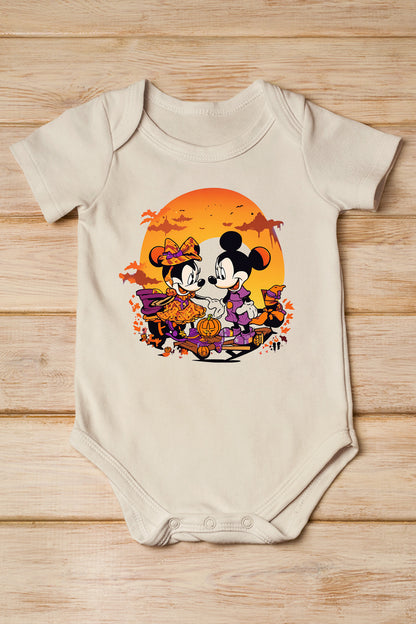 Halloween Mickey and Minnie Theme Shirt