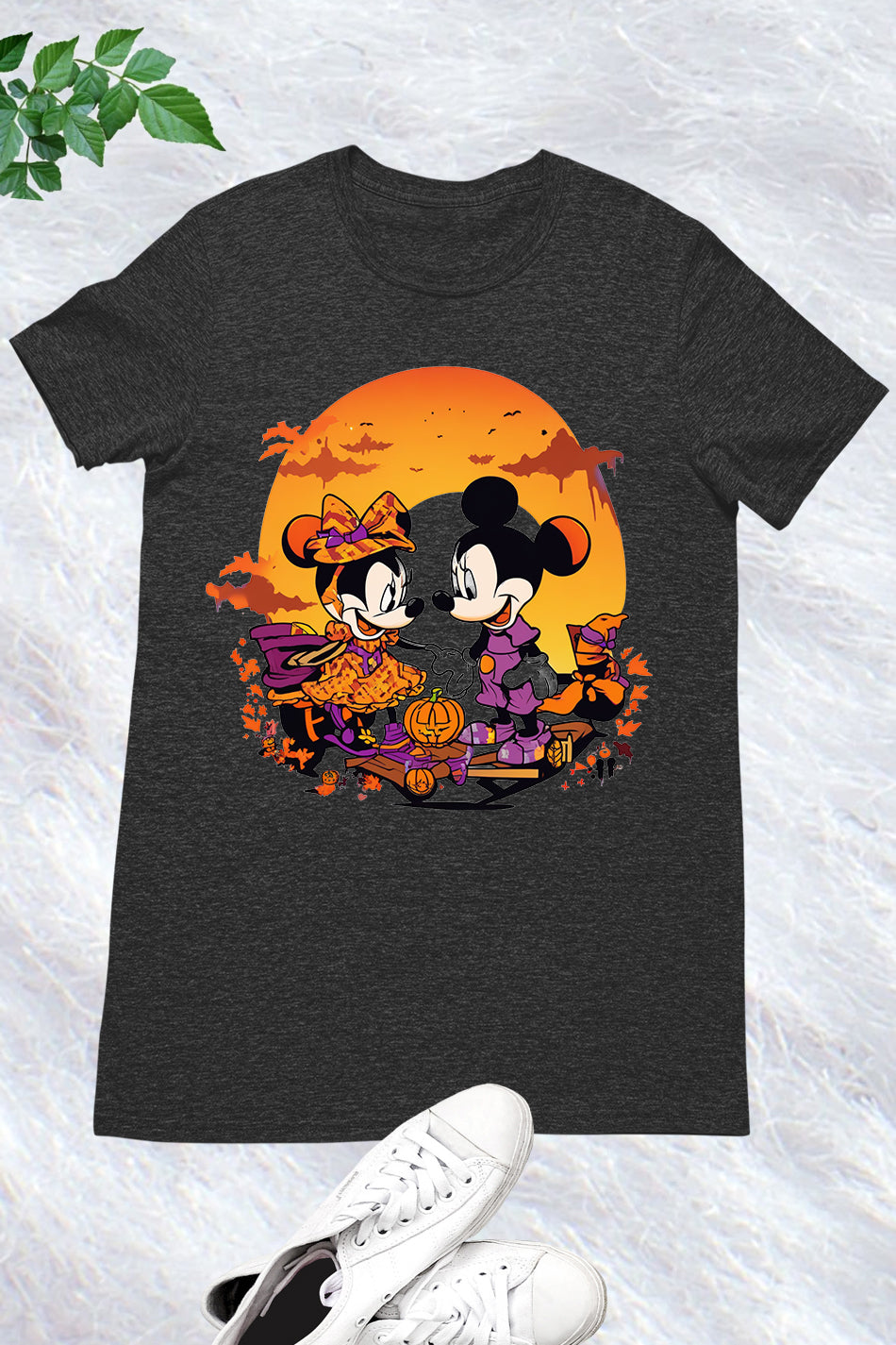 Halloween Mickey and Minnie Theme Shirt