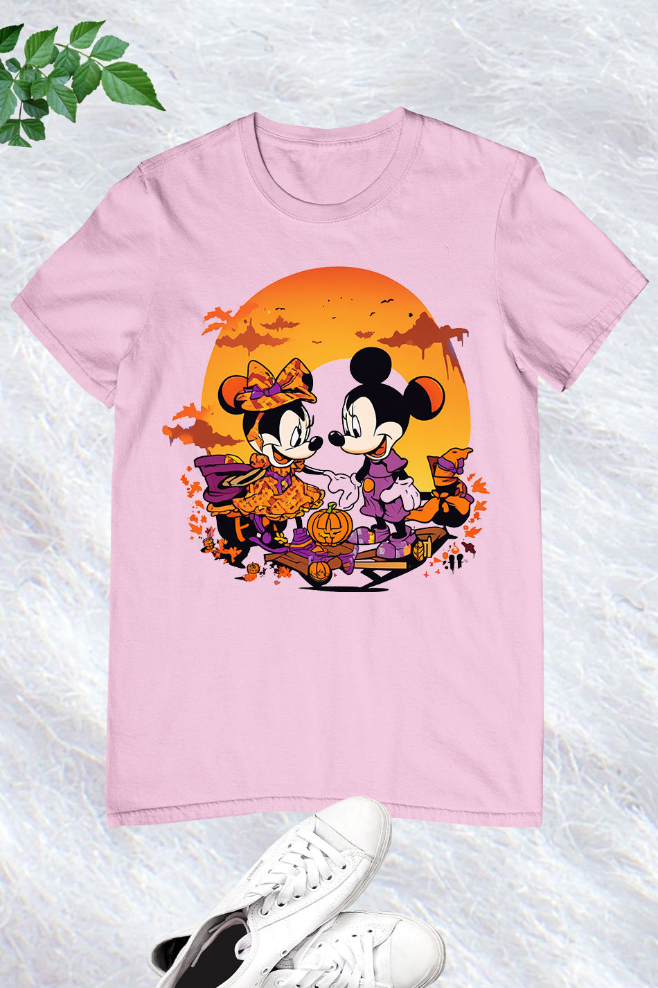 Halloween Mickey and Minnie Theme Shirt