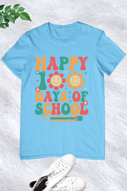 Happy 100 Days Of School T Shirt