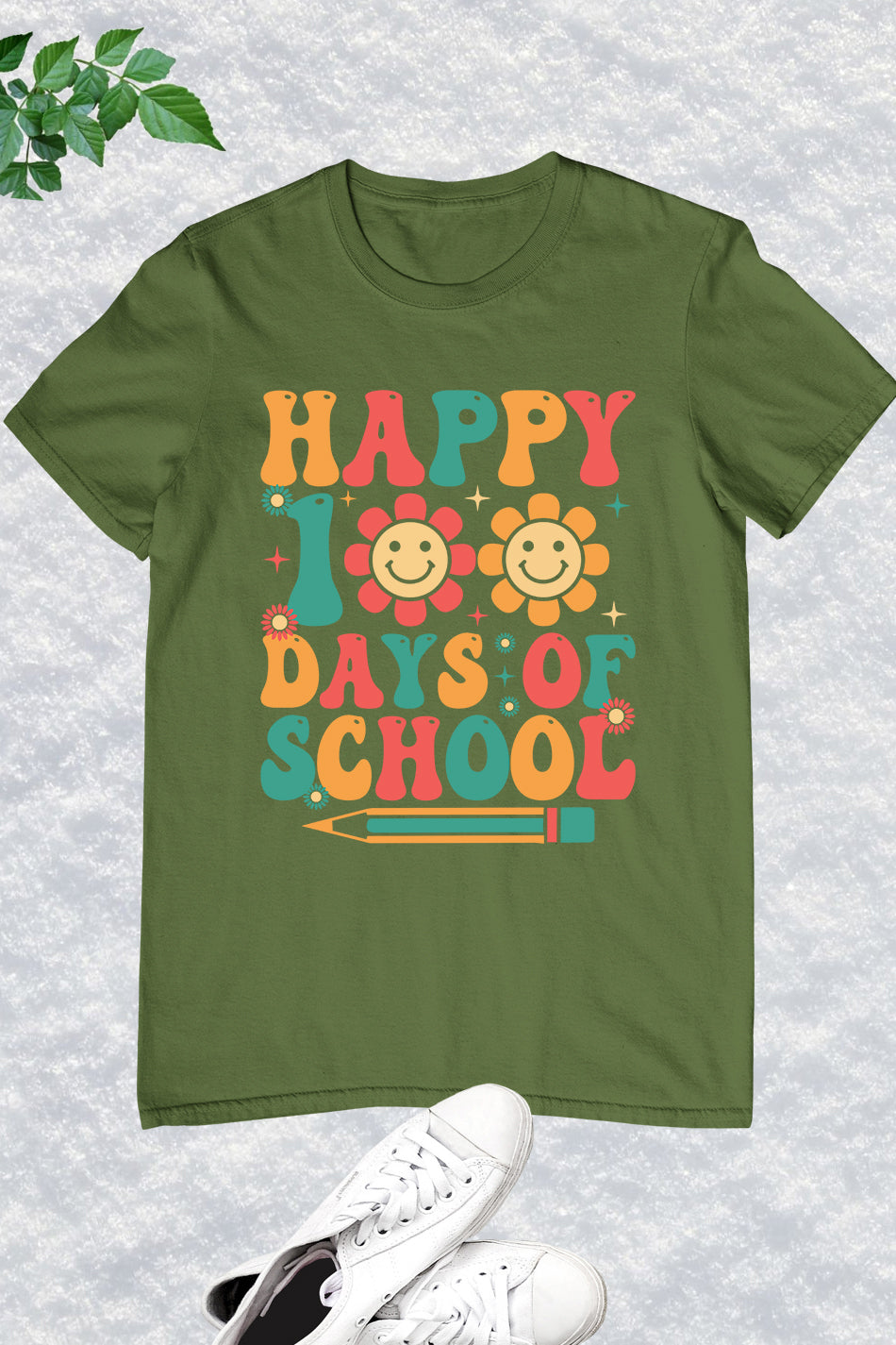 Happy 100 Days Of School T Shirt