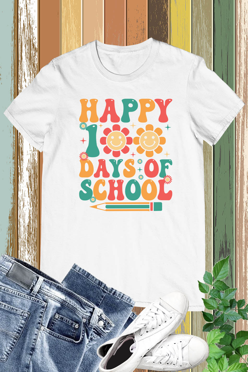 Happy 100 Days Of School T Shirt