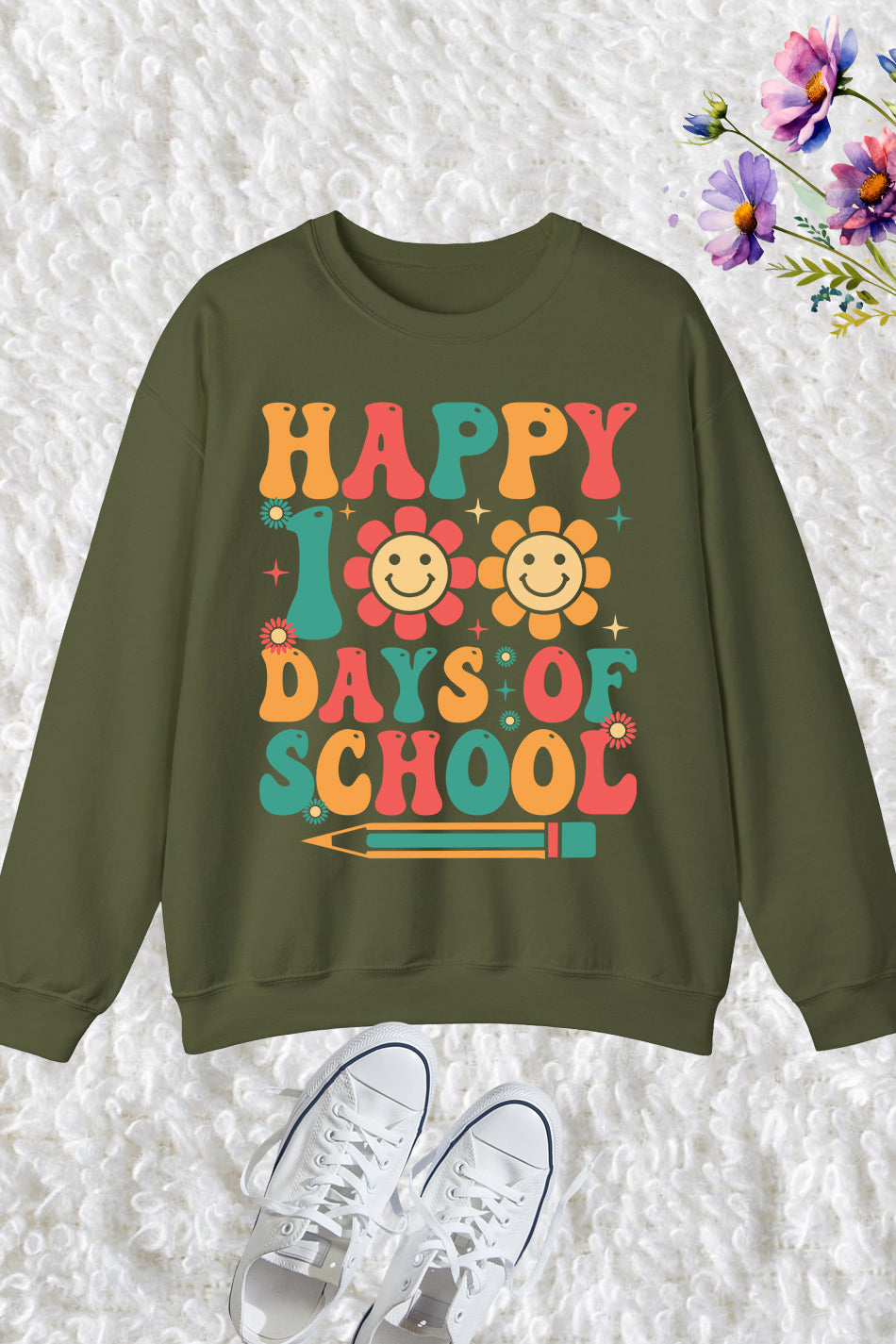 Happy 100 Days Of School Sweatshirt