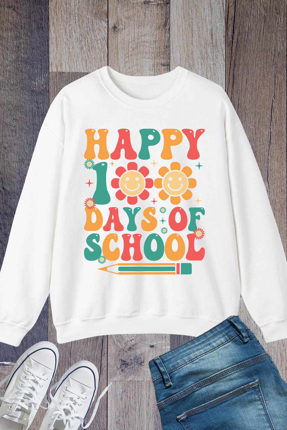 Happy 100 Days Of School Sweatshirt