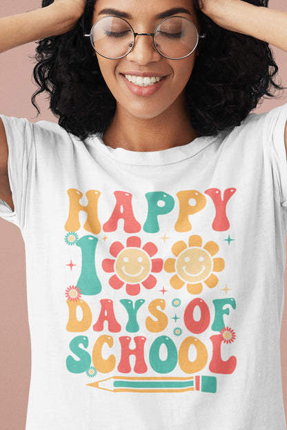 Happy 100 Days Of School T Shirt