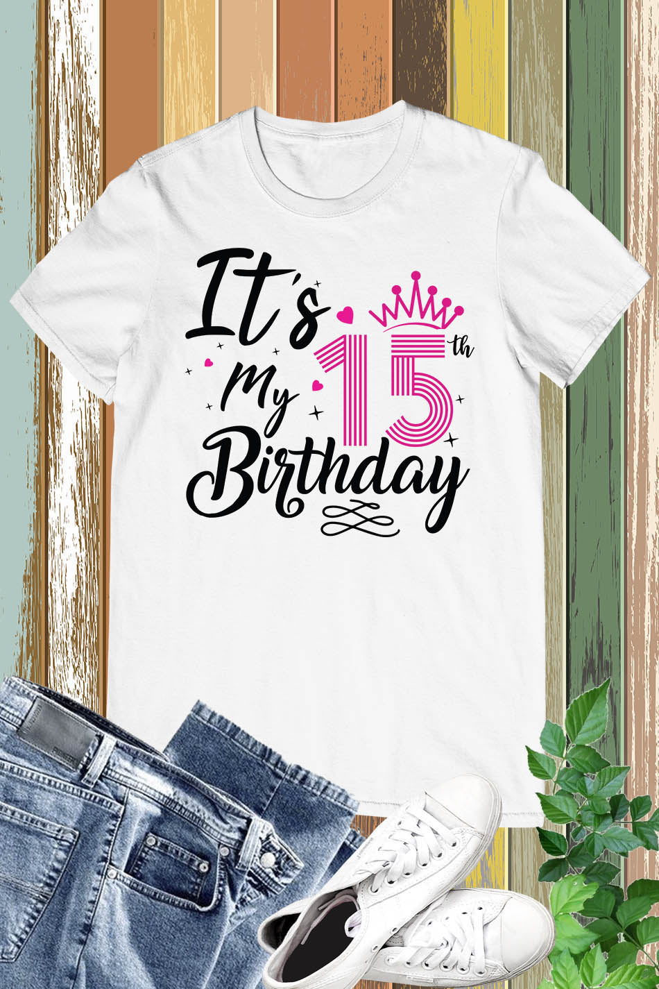 Trendy 15th Birthday Shirt