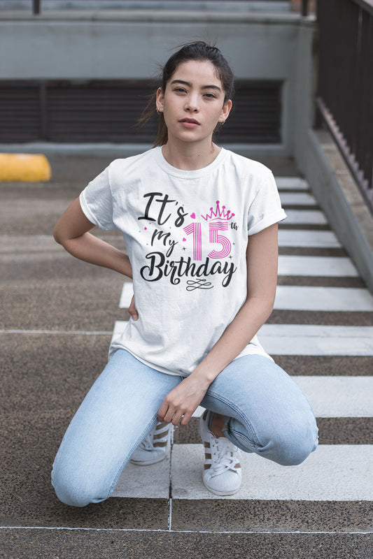 Trendy 15th Birthday Shirt